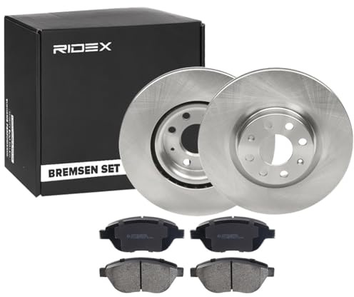 RIDEX Bremsenset Vorne 284mm Bremsscheiben und Bremsbeläge Kompatibel mit OPEL Corsa D Schrägheck S07 Belüftet