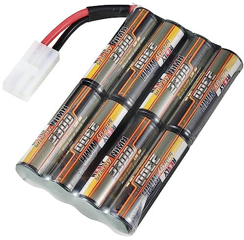 Reely Pack de Batterie (NiMh) 9.6 V 2300 mAh Nombre de cellules: 8 LR6 (AA) Stick fiche Tamiya mâle
