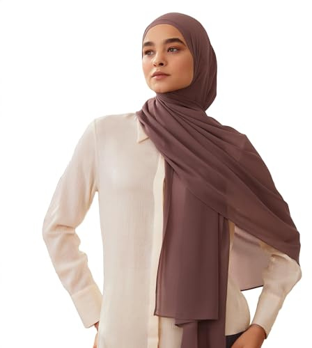 femple Deluxe Chiffon Hijab | Hochwertiger, Luftiger Hijab – Ideal für besondere Anlässe