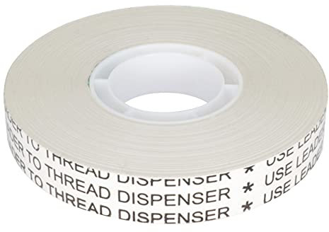 KS24 Products Transferklebeband doppelseitig | für ATG 700 | Klebstoff-Film | schwach klebend | für Fotos, Poster, Dokumente | 50 m auf Rolle | verschiedene Breiten / 9 mm Breite, 1 Rolle