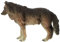VICASKY 1 Stück Tier Wolf Ornamente Fake Wolf Spielzeug Schreibtisch Wolf Dekor Wolf Tiere Modell Wolf Figuren Spielzeug Wolf Modell Figur Tier Modell Fake Wolf Modell Kinder