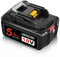 Catastro BL1850B Batteria di Ricambio per Makita Batteria 18V 5.0Ah Compatibilità per Makita Batteria BL1830 BL1840 BL1840B BL1850 BL1860 BL1860B 194204-5 LXT-400 con Indicatore LED (nero)