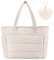 Aucuu Puffer Tasche, Shopper Tasche Damen, Handtasche Damen Groß, Shopper Tasche, Gesteppte Tasche Stepptasche mit Reißverschluss, Hobo Bag Handtasche für Einkaufen Schule Reisen Arbeit