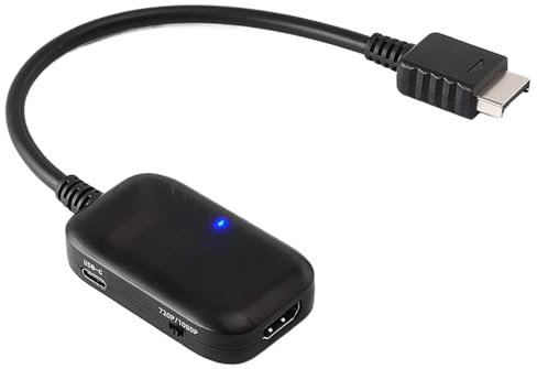 SPONGL HDTV - Cable adaptador para consola de juegos P2, soporte de salida 1080P y retraso de reproducción