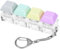 Mabor Teclado Fidget Clicker Teclado Fidget Llavero de 4 colores Botón de descompresión Alivio del estrés Regalos para adultos para aliviar el estrés Pass Tiempo