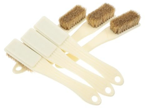 UTHCLO 6pcs Clean Rust Removal Brush Industrial Mini Row Bristles Firm Scrub Brush for Cleaning Kitchen Scrub and Groove Gap