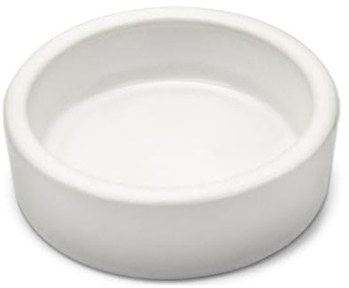 LuckyOpt Escape-Proof Reptile Food Dish Bowl, Ceramics Small Animal Bowls for Lizard Frog Snake Turtle Gecko Hamster Food Bowl for Anti Living Foods Escape, Reptile Water Dish (M)