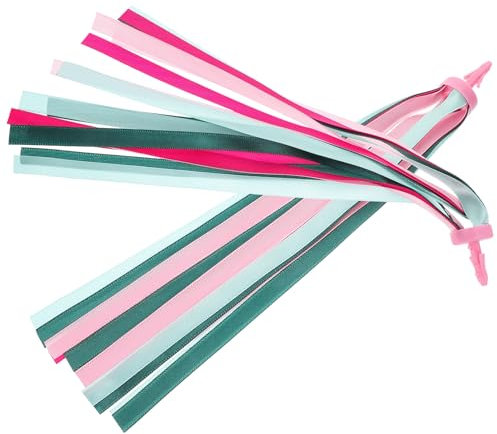 Happyyami Bunte Fransen Für Kinderfahrrad Und Roller Lenkerstreamer Für ädchen Dekorative Fahrradgriffe Mit Bunten Tasseln Für Mehr Fahrspaß Und