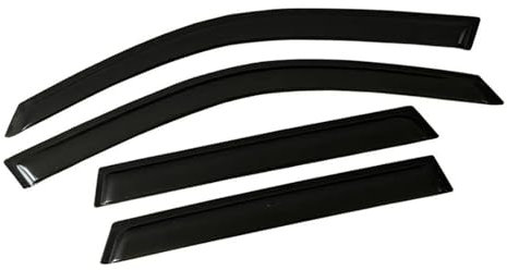 KNBEAZCDE Car Windows Rain Guards For A&udi A3 8p Hatchback 2004-2012 Window Visor Wind Deflectors Rain Guards Door Visor Window Visor Deflector Windshield