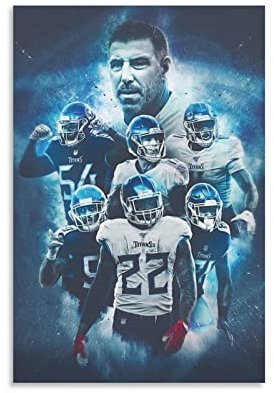 WHOPD Leinwand Mike Vrabel Neville Hewitt Dalvin Cook Poster Leinwand Wall Art Pictures for Bedroom Wall Art Gifts Decor ohne Rahmen (50 x 70 cm, ohne Rahmen)