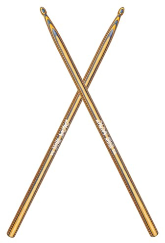 Drumsticks für Drums, Holz Drumsticks, konsistentes Gewicht und Tonhöhe, langlebig und Drumstick für Jazz Drum Elektronisches Drums Set, Drum Prastic Pad, Drumsticks für Profis Anfänger (Blau, 5A)