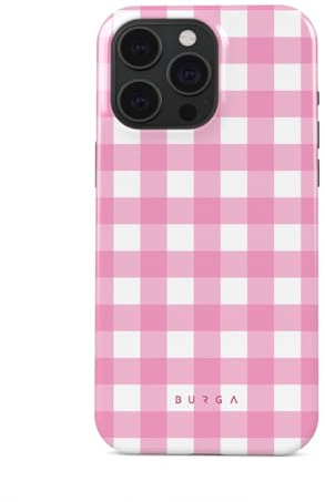 BURGA Unisex Phone Case for iPhone 15 Pro Max – Dual-Layer Hybrid Design with Shock-Absorbing TPU & Durable Exterior, Scratch-Resistant Finish and Raised Bezel Edge for Screen Protection & Daily Use