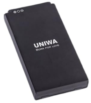 UNIWA Original Ladedose/Kopfhörer/Mikrofon/Akku/Lanyard F41 Zello Walkie Talkie Handy, Original Zubehör für Zello F41 4G Phone (F41 Akku)