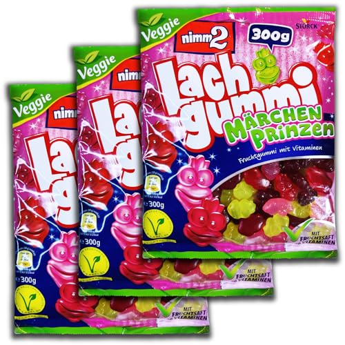 3 er Pack Nimm2 Lachgummi Märchenprinzen 3 x 300g