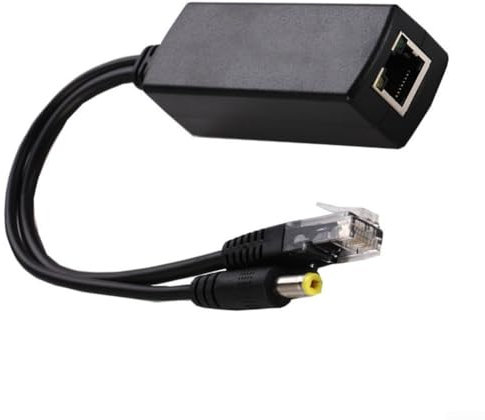 Profesional para divisor POE 48V a 12V adaptador de corriente 1A/2A para comunicación estable en aplicaciones de red