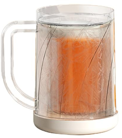 Generisch Bierkrug Zum Einfrieren – Frostiger Mug Eisbecher Eiskrug Kühlbecher | Gefrierschrank-Bierkrüge | Trinkglas Mit Kühlakku Geeignet Für Sommerpartys BBQs Kalte Getränke Genuss Zuhause