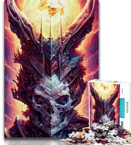 Jigsaw Crystal Necromancer 1000-teiliges Puzzle für Erwachsene und Jugendliche Lernspiele Heimdekoration Geschenk für die ganze Familie (26x38cm)