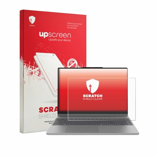 upscreen Schutzfolie für Lenovo IdeaPad 5a 2-in-1 Gen 11 15 – Made in Germany, Kristall-klar, Kratzschutz, Anti-Fingerprint