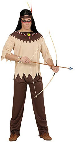 Widmann - Kostüm Indianer, Coat, Hose, Gürtel, Kopftuch, Wilder Westen, Karneval, Mottoparty