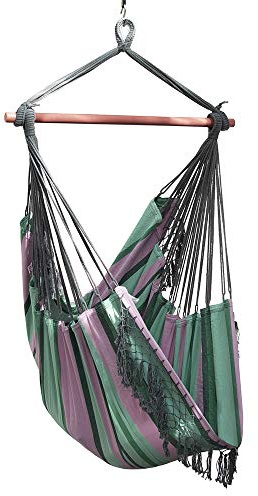 Vivere B535 Hängematte Sessel Baumwolle, Watermelon, mehrfabig