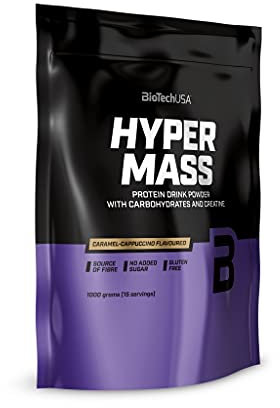 5 x Biotech USA Hyper Mass 5000, 1KG Beutel , Erdbeere (5er Pack)
