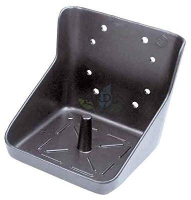 Suinga Support en plastique pierre de sel à lécher, forme carrée, 24 x 22 x 22 cm, gris