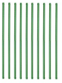 Lot de 10 Tuteurs Acier plastifié 60cm diam 8mm