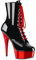 BeAUZQ 6IN Stiletto Ankle Booties Fetisch High Heels Damenmode Gold Leder Booties Sexy Stripper Nachtclub Pole Dance Pumps Schuhe Größe 34-46,Rot,42
