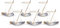 Karaca Gold Diamond 18-teiliges Teeset - Eleganter Teegenuss in Gold und Weiß Teeservice, Türkische Teegläser