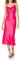 The Drop Robe Nuisette pour Femme, Col Bénitier, Scarlett, Rose Vif, Taille S
