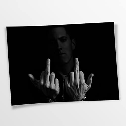 Artis Prints Poster Eminem, Rap Musik, Hip-Hop, Klein bis XXL, Inneneinrichtung - Wohnzimmer - Wohnung, Dekoration
