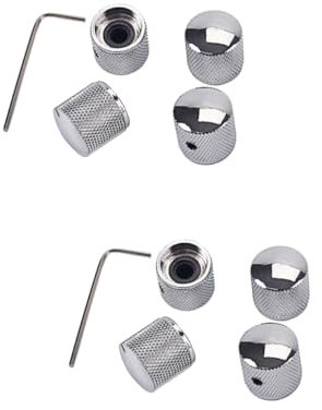 Toyvian 2stücke Metall-dome-tuning-knopf Mit Sechskantschrauben Für Lautstärkeregelung Gitarre Und Bass Passend Für Import Und Split- -potentiometer Langlebig Und Benutzerfreundlich