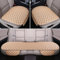 VALBEL Auto Sitzauflagen Universal Sitzkissen Autositzbezüge Vorne Hinten Sitzbezüge Fahrzeuge Stuhl Pad Mat rutschfest Bequem (Beige,3-teiliges Set)