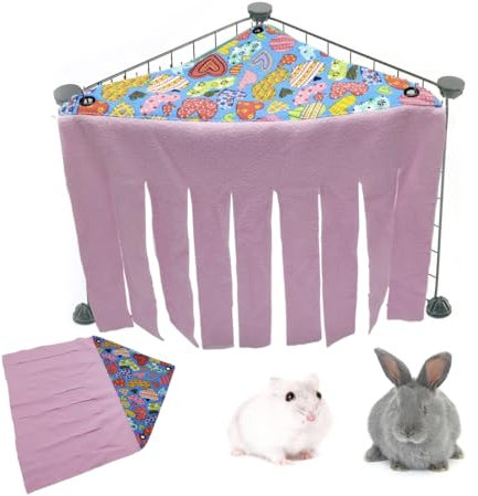 EIHI Meerschweinchen Zubehoer Meerschweinchen Hängematte Meerschweinchen Käfig Zelt Zubehör Meerschweinchen Haus Dekoration Zubehör für Meerschweinchen Chinchilla Igel Ratte Eichhörnchen