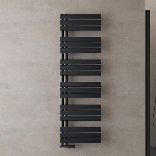 doporro Heizkörper Bad Handtuchheizkörper 159x50cm Badezimmer Badheizkörper Badheizung Handtuchtrockner Handtuchwärmer Seitenanschluss Anthrazit