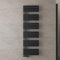 doporro Radiateur de Salle de Bain Sèche-Serviette 159x50cm Radiateur à Eau Chaude Gris Noir Sèche-Serviettes Design FN