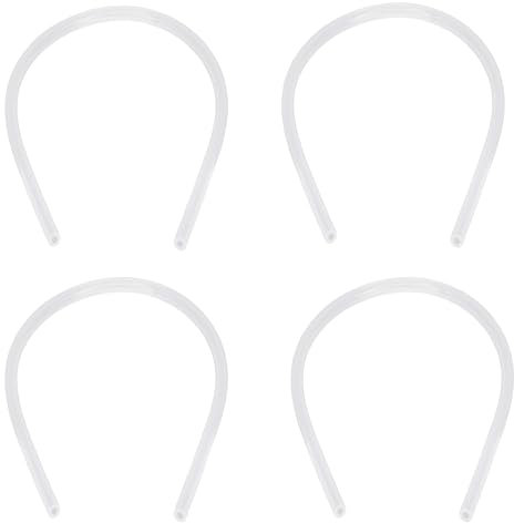 Snapworld-Kaffee Milchschlauch für Kaffeevollautomaten kompatibel mit Jura Saeco Melitta Nivona Philips unf viele weitere Hersteller Ad: Ø 6,00 mm | ID: Ø 3,00 mm (4x je 38cm)