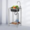 Évier Inox de Cuisine 1 Bac Professionnel 50 x 40 x 82 cm Évier Inox Autoportant avec Robinet et Accessoires Évier Extérieur et Intérieur Plonge Inox pour,Restaurant,Garage,Jardin,Camping-car