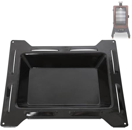 AJinTeby Smoker Wasserpfanne für Pit Boss 3er Vertikalräucher, Grillteile PBV3P1-13 für Pit Boss Smoker Grill, Wasserpfanne Ersatz