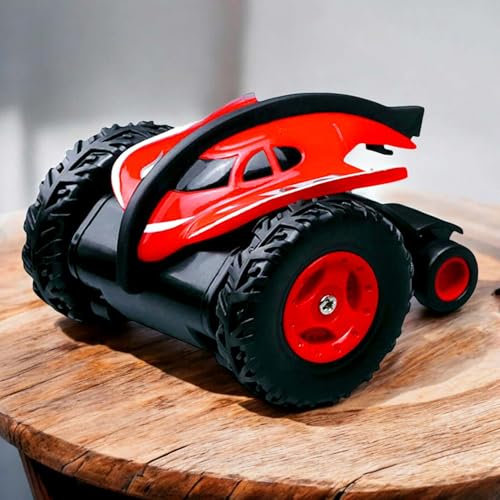 RC ferngesteuertes Off-Road High-Speed Stunt-Auto, Buggy & Crawler Fahrzeug inkl. 360° Spins, Sprünge, Demo-Modus, LED-Lichteffekte, Ideal für Stunts, Rennen, Multiplayer-Spaß für Kinder u. Erwachsene
