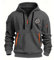 Hoodie Herren Oversize Winter Dicke Kapuzenpulli Casual Sweatshirt Hip Hop Outdoor Kapuzenpullover Personalisierte Hoodie Langarm Pullover mit Taschen Kordelzug 2024 Winter Pulli(Dark Gray,XL)