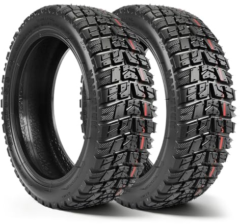 10x2,75-6,5 Tubeless Reifen, E Scooter Reifen für Speedway 5 Dualtron 3 | 10 Zoll Scooter Reifen für Kukirin G2 Ersatzreifen, Vorne/Hinten Roller Verdicktreifen, Rutschfest und Durchstoßfest