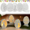 SHEPIN 6 Stück Silikonformen Gießformen Ostern, Silikonform Hase Ostern, Gießformen Silikon Ostereier, Silikon Gießform Hase Gips Zum Gießen, Kerzenformen Zum Gießen, DIY Gipsformen zum Gießen