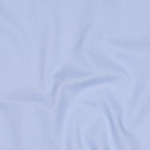 VmG-Store Baumwollstoff Uni 100% Baumwolle Oeko-Tex Meterware ab 50cm über 70 Farben zur Auswahl (104 Light Blue Lavender, 50 x 148cm)