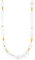 Purelei® Wela Kette – Wasserfester Schmuck mit echten Perlen & Muschelstücken, verstellbar (40/45 cm) (Gold)