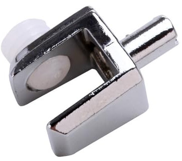 DUANSIYU Pince Verre Lot de 12 Pinces à Verre réglables en Alliage de Zinc, Supports d'angle for étagères, armoires à vin, vitrines, salles de Bains, quincaillerie for Portes en Verre Pince A Verre