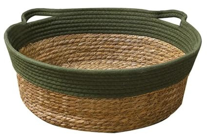 Natural Straw Cats House Resting Basket For Small Dog Cats Scratchproof Bulrush Bed Cats Furniture Pet Nest All Season Pet Nest