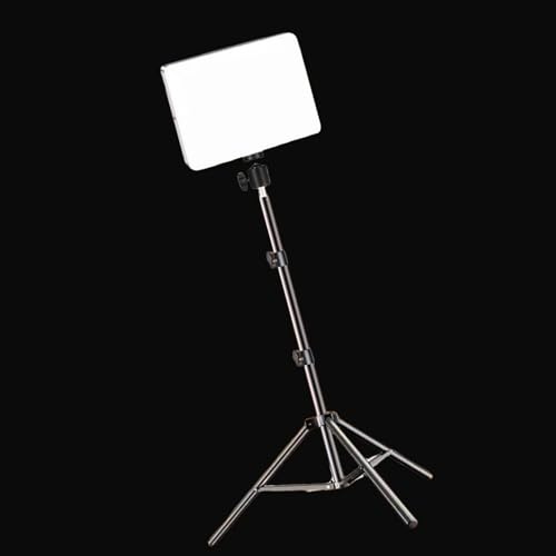 Fotostudio-Lampen-Set mit LED-Licht-Panel und verstellbaren Stativen für Live-Streaming und Videoaufnahmen, Beleuchtungsausrüstung