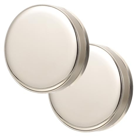 Didiseaon 2 Stck Leere Cushion Foundation Box Kompakter Puderbehälter mit Spiegel und Puderquaste Wiederverwendbarer Reise Make up Case für Losen Puder Tragbarer Schminkspiegel Ultradünn