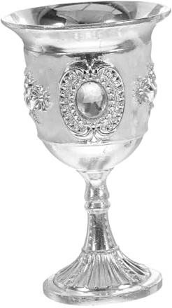 TOYANDONA Verre à Vin Alliage de Zinc Vintage Style Palais Russe Coupe à Whisky et Réutilisable Gobelet Métallique Élégant pour Fêtes et Cocktails